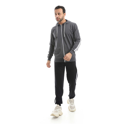 Set Of Zipper Hoodie  And Pants Clipper