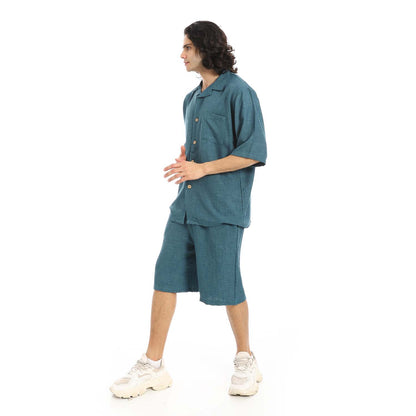 Plain Shirt & Short Set