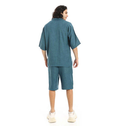 Plain Shirt & Short Set