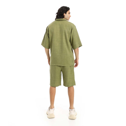 Plain Shirt & Short Set