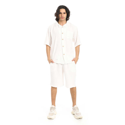 Plain Shirt & Short Set