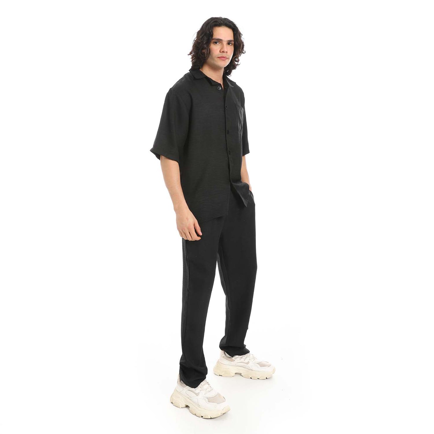 Linen Shirt & Pants Set