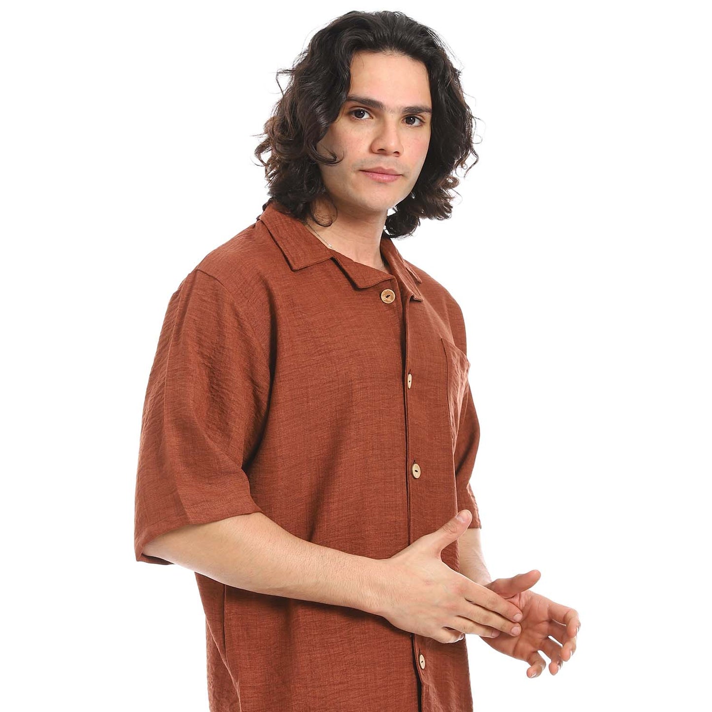 Linen Shirt & Pants Set