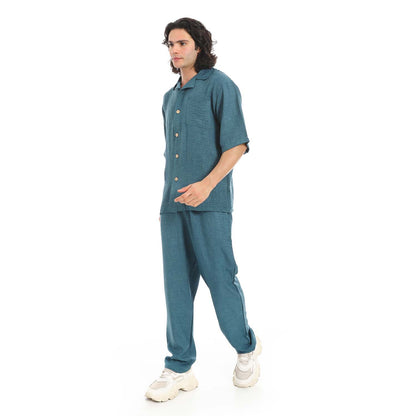 Linen Shirt & Pants Set
