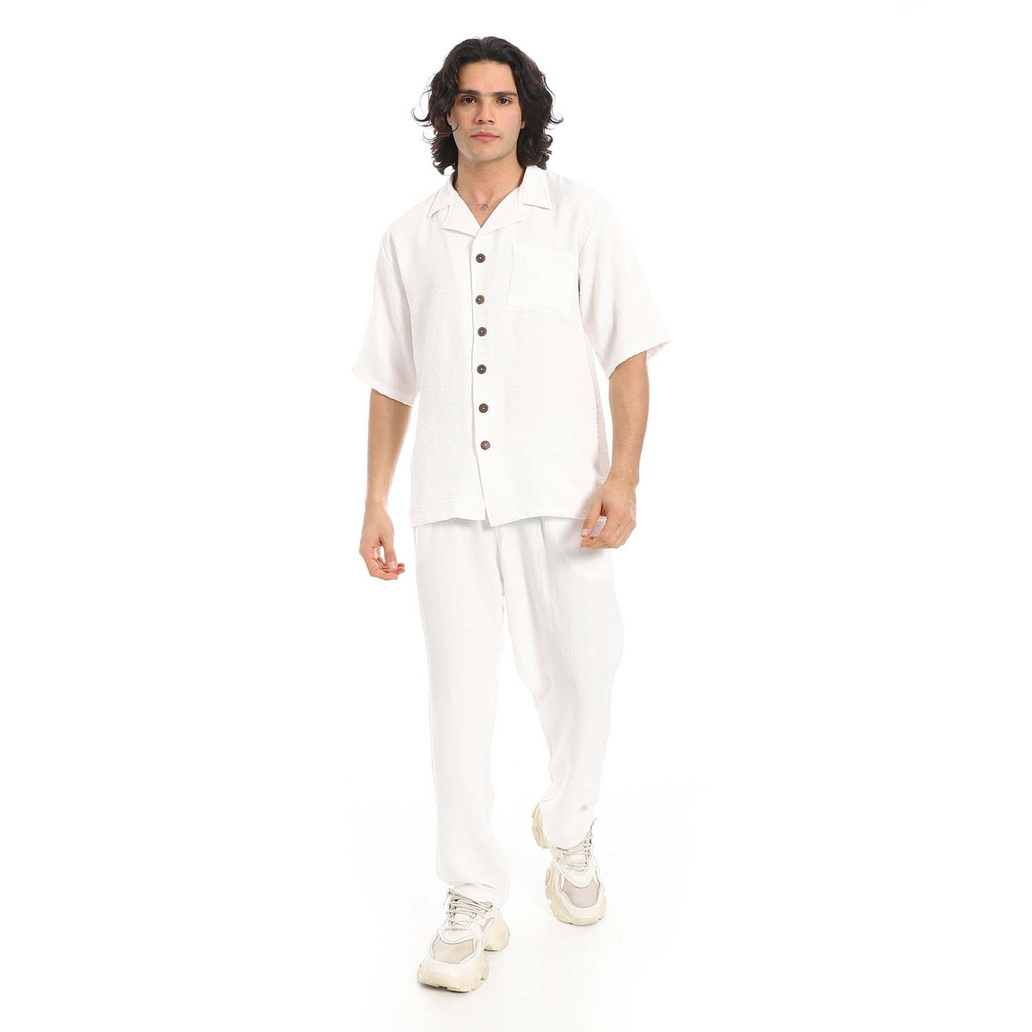 Linen Shirt & Pants Set