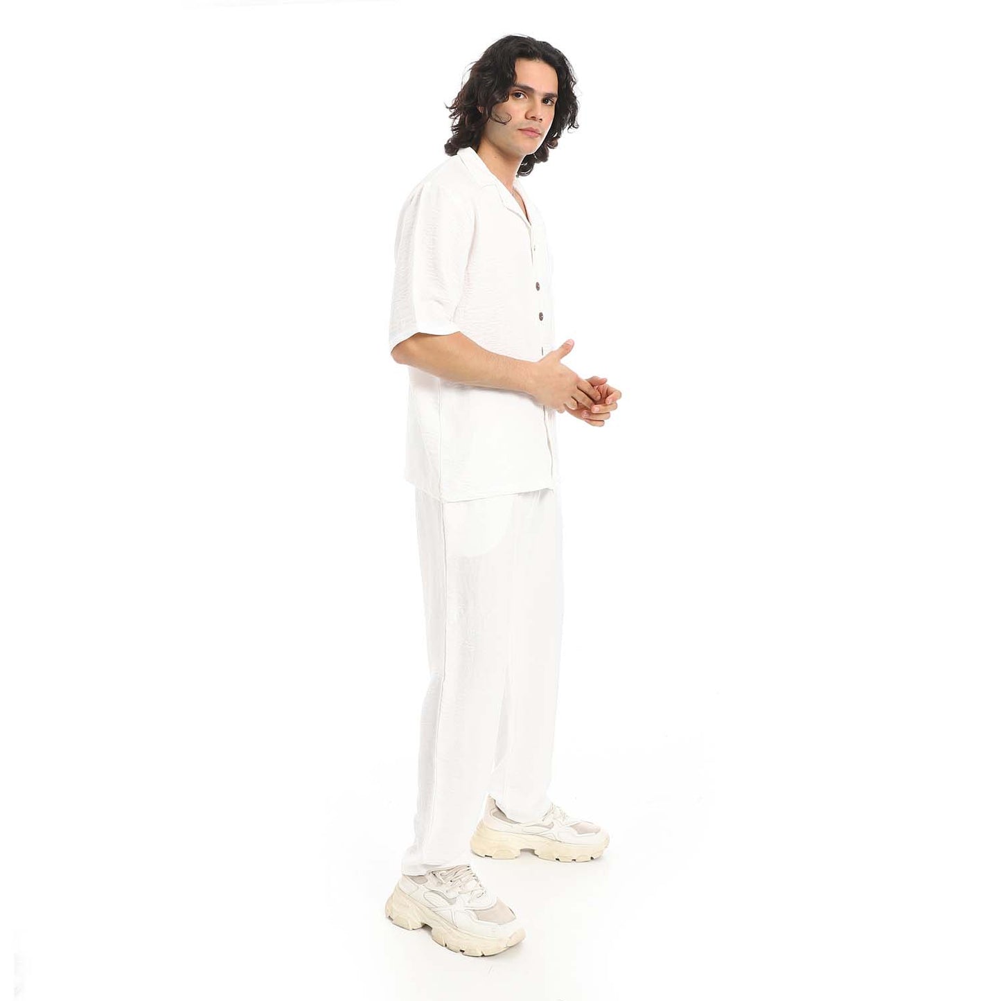 Linen Shirt & Pants Set
