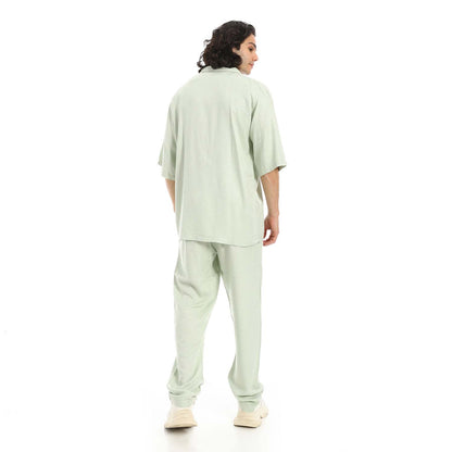 Short Sleeves Shirt & Pants Set