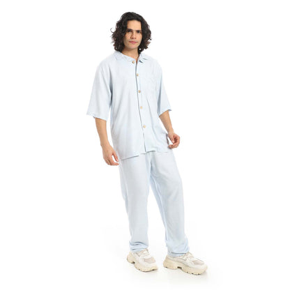 Short Sleeves Shirt & Pants Set