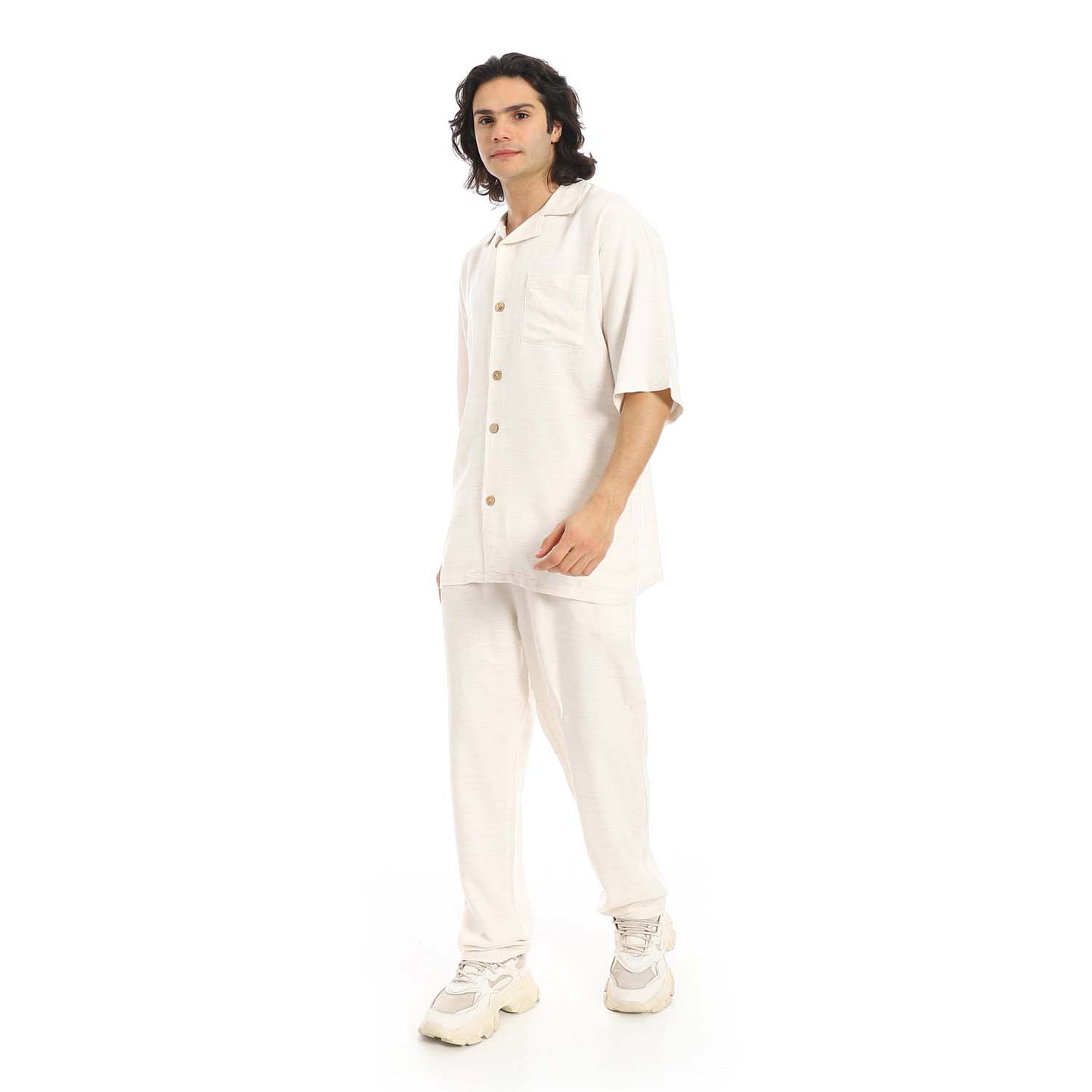 Short Sleeves Shirt & Pants Set