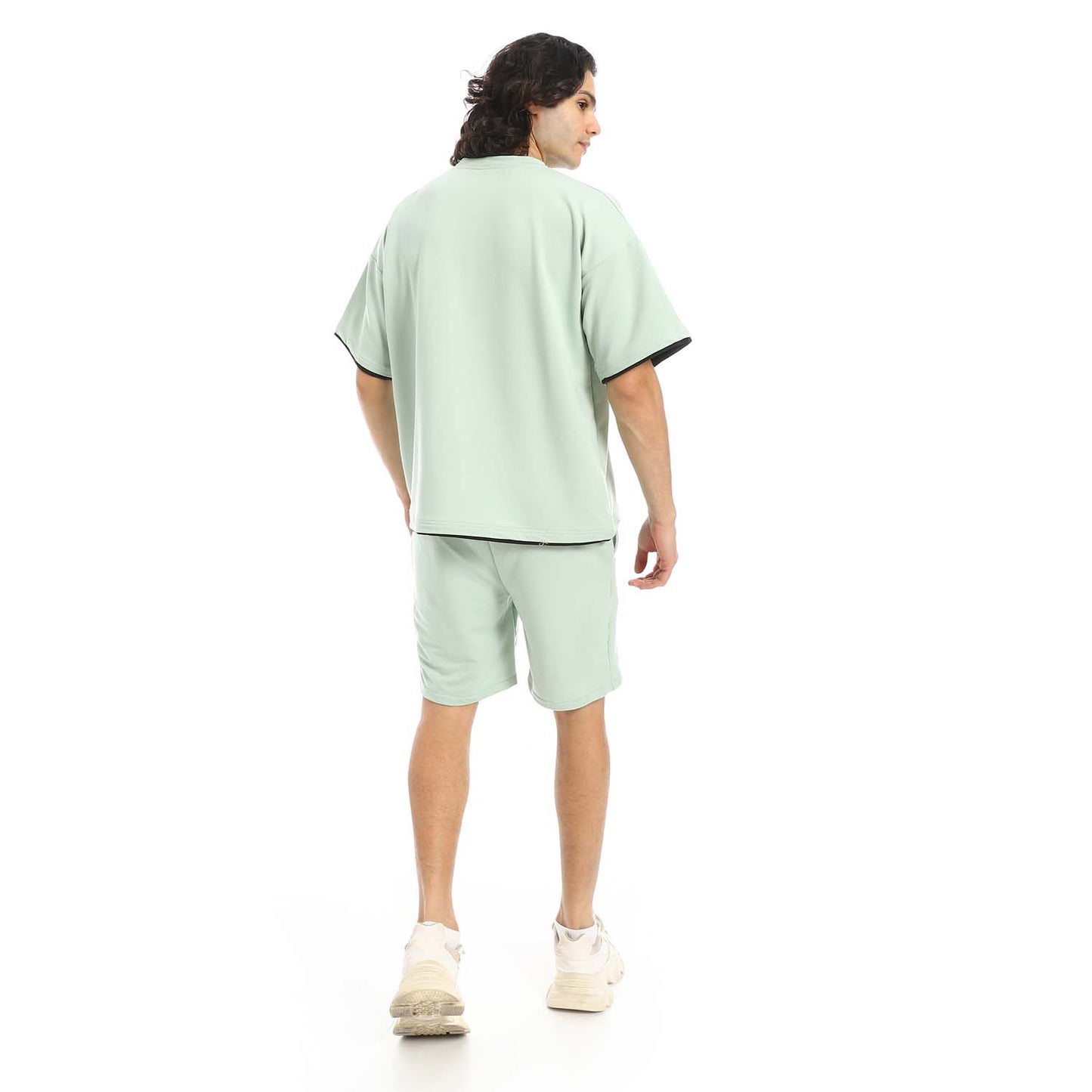 Printed T-Shirt & Shorts Set