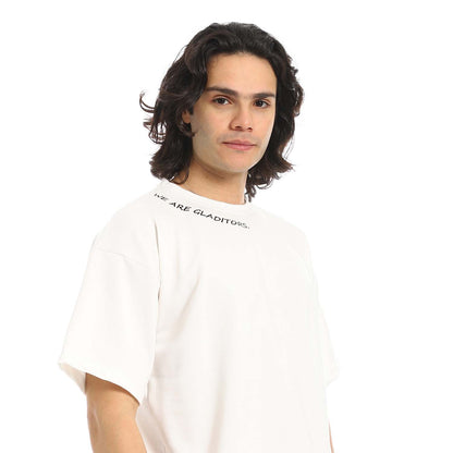 Back Printed T-Shirt & Pants Set