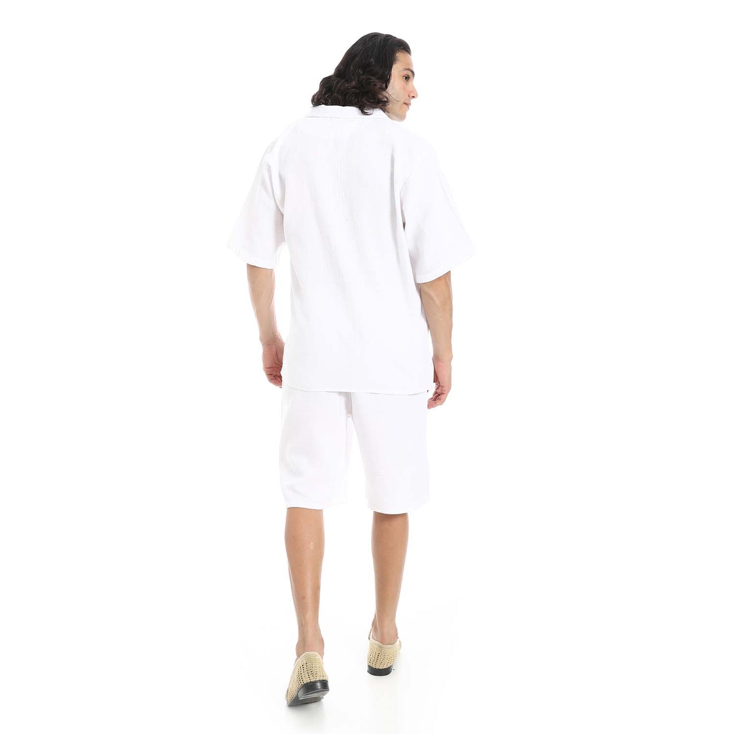 Heavy Linen Shirt & Short Active Set
