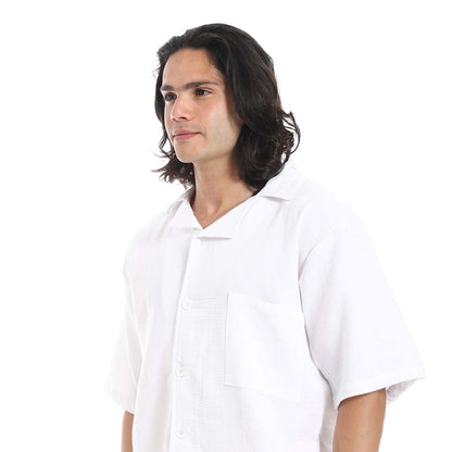 Heavy Linen Shirt & Short Active Set