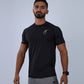 بلوزة رياضية قصيرة الأكمام من Dri-Fit باللون الأسود