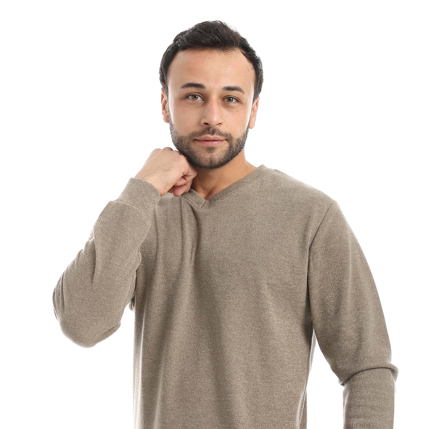 V-Neck Pajama with Plain Pants