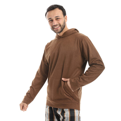 Casual Pajama of Hoodie & Checkered Pants
