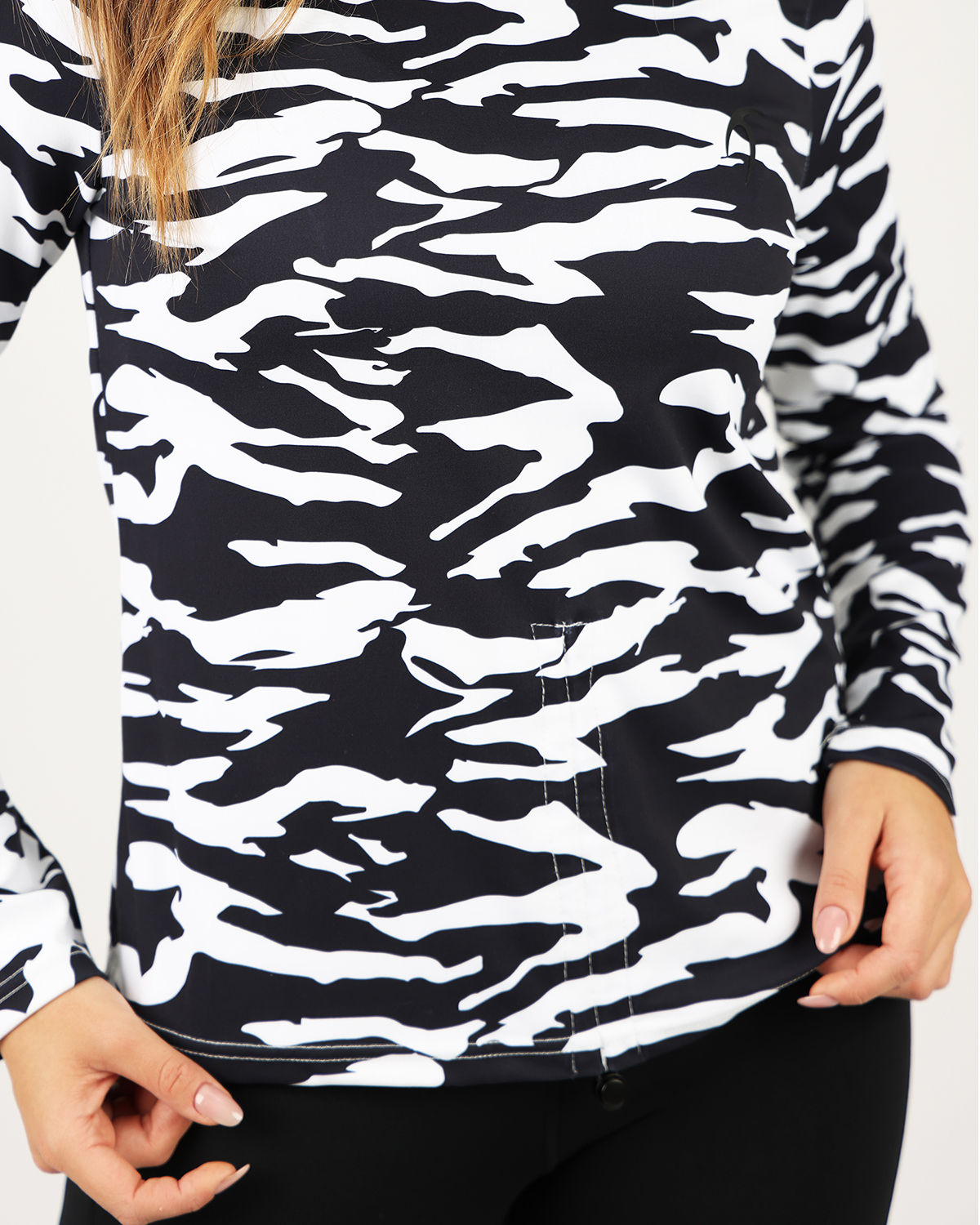 Cinchable Long-Sleeve T-Shirt