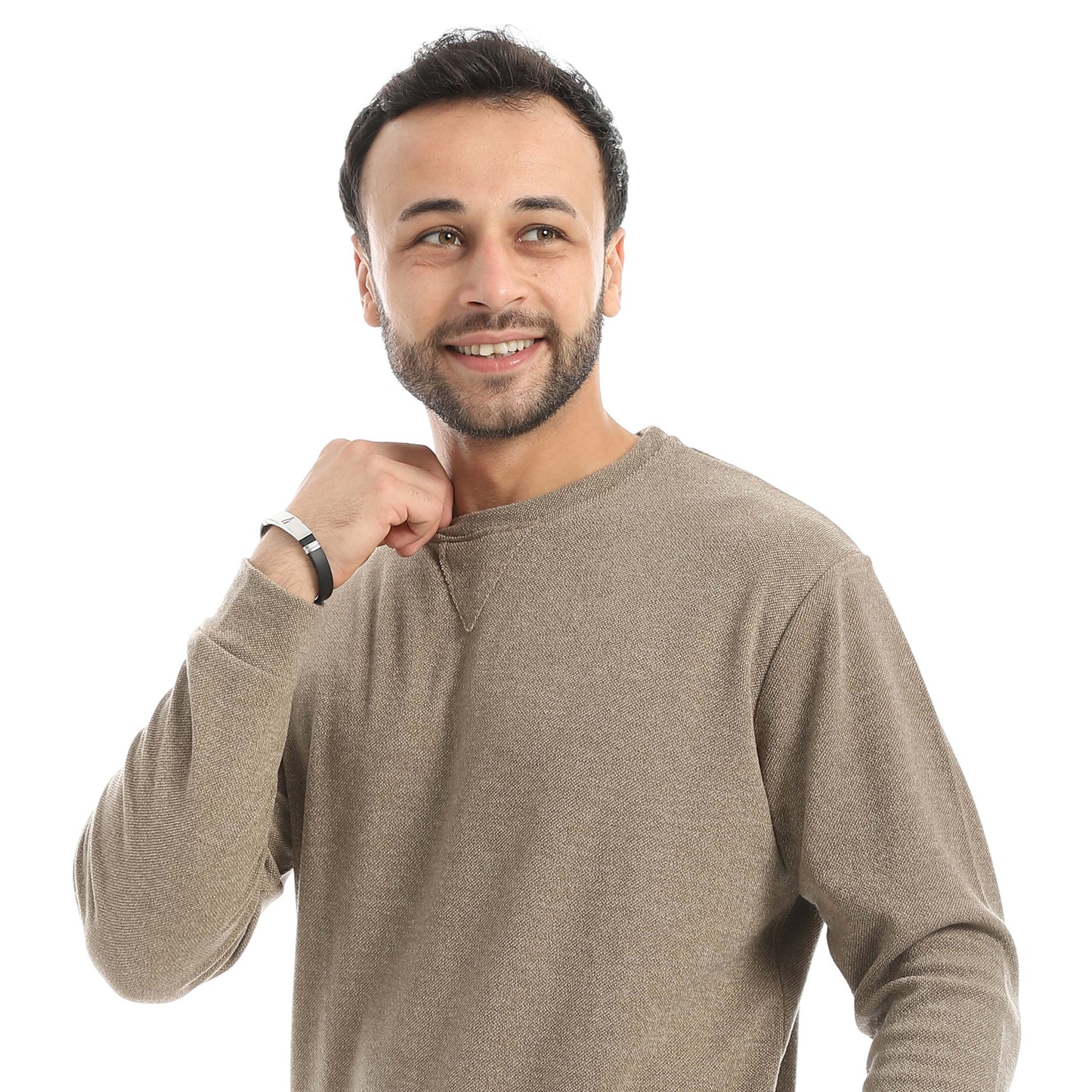 Round Neck Pajama with Plain Pants