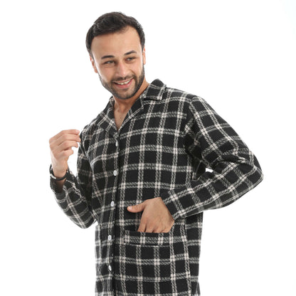 Black Classic Checkered Pajama
