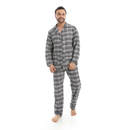 Gray Classic Checkered Pajama