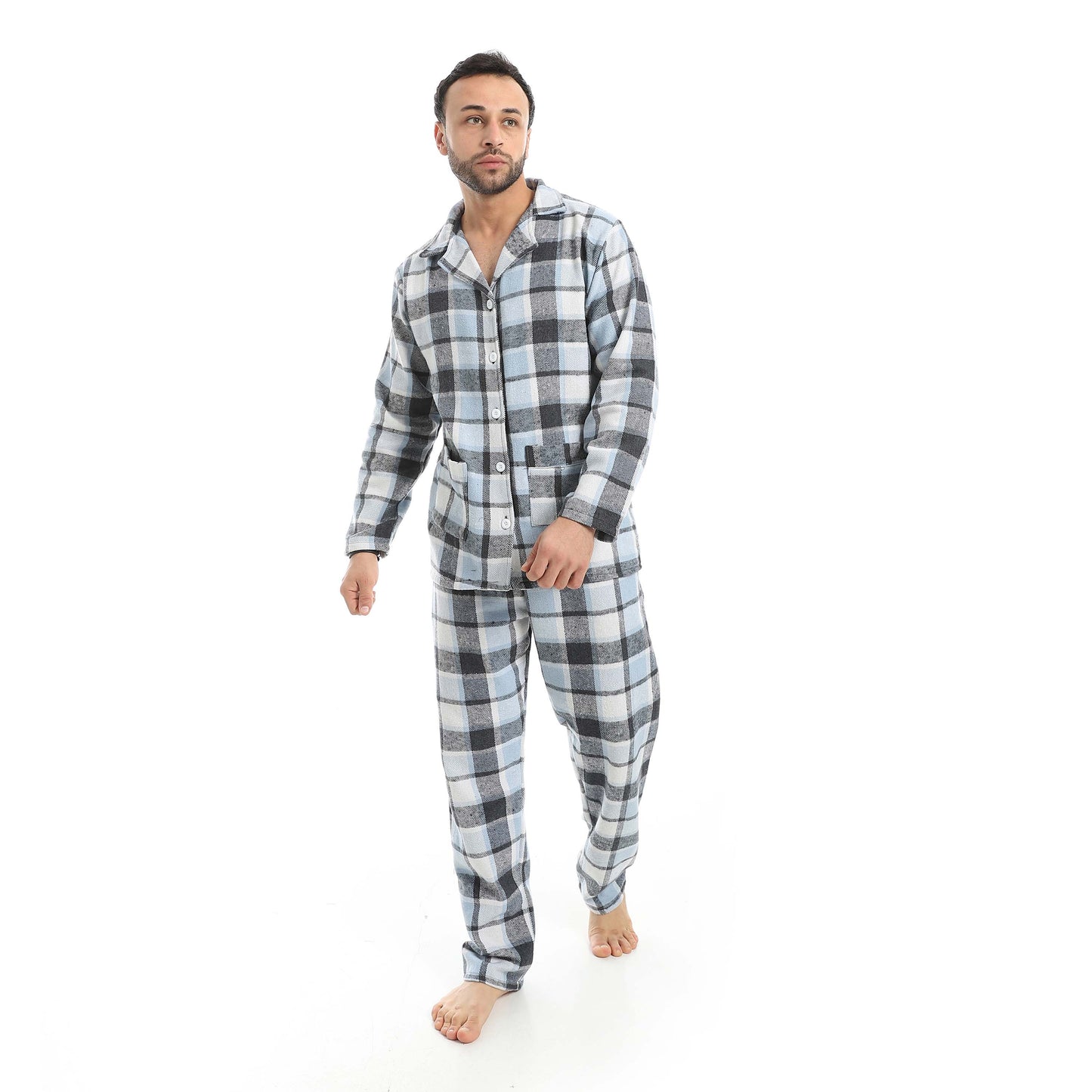 Blue Classic Checkered Pajama