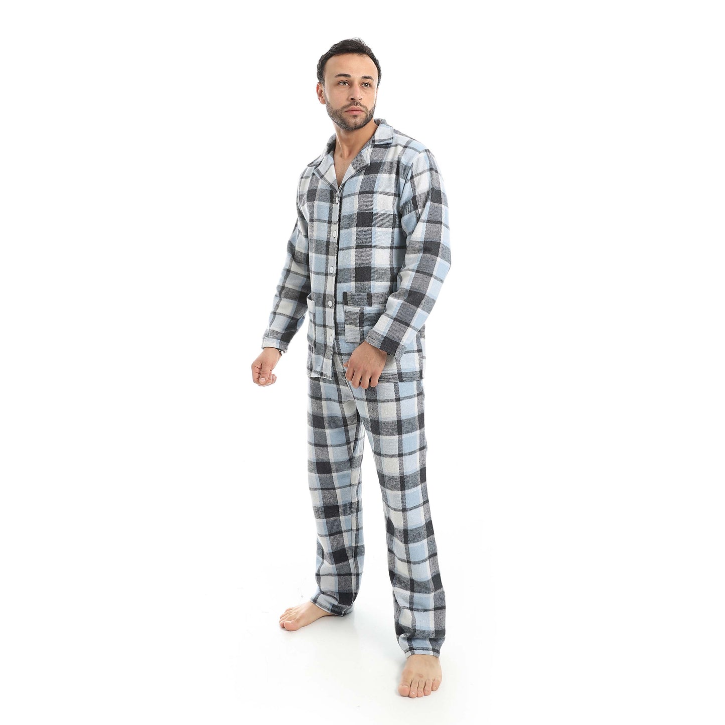 Blue Classic Checkered Pajama