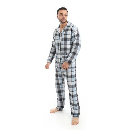 Blue Classic Checkered Pajama