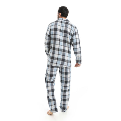 Blue Classic Checkered Pajama