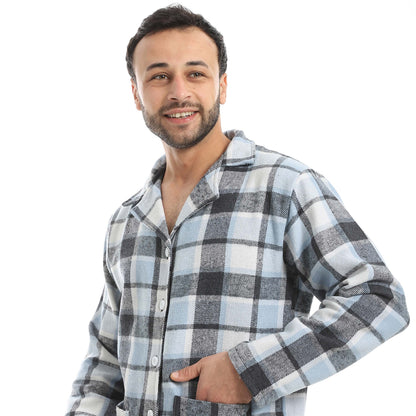 Blue Classic Checkered Pajama