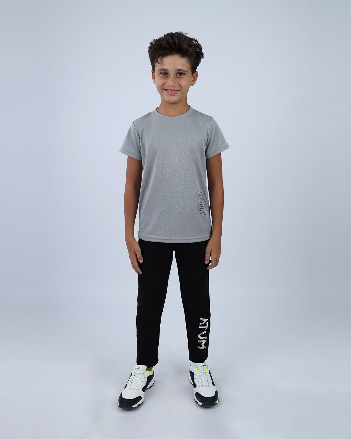 Grey Dri-Fit Boys Basic T-Shirt for Boys