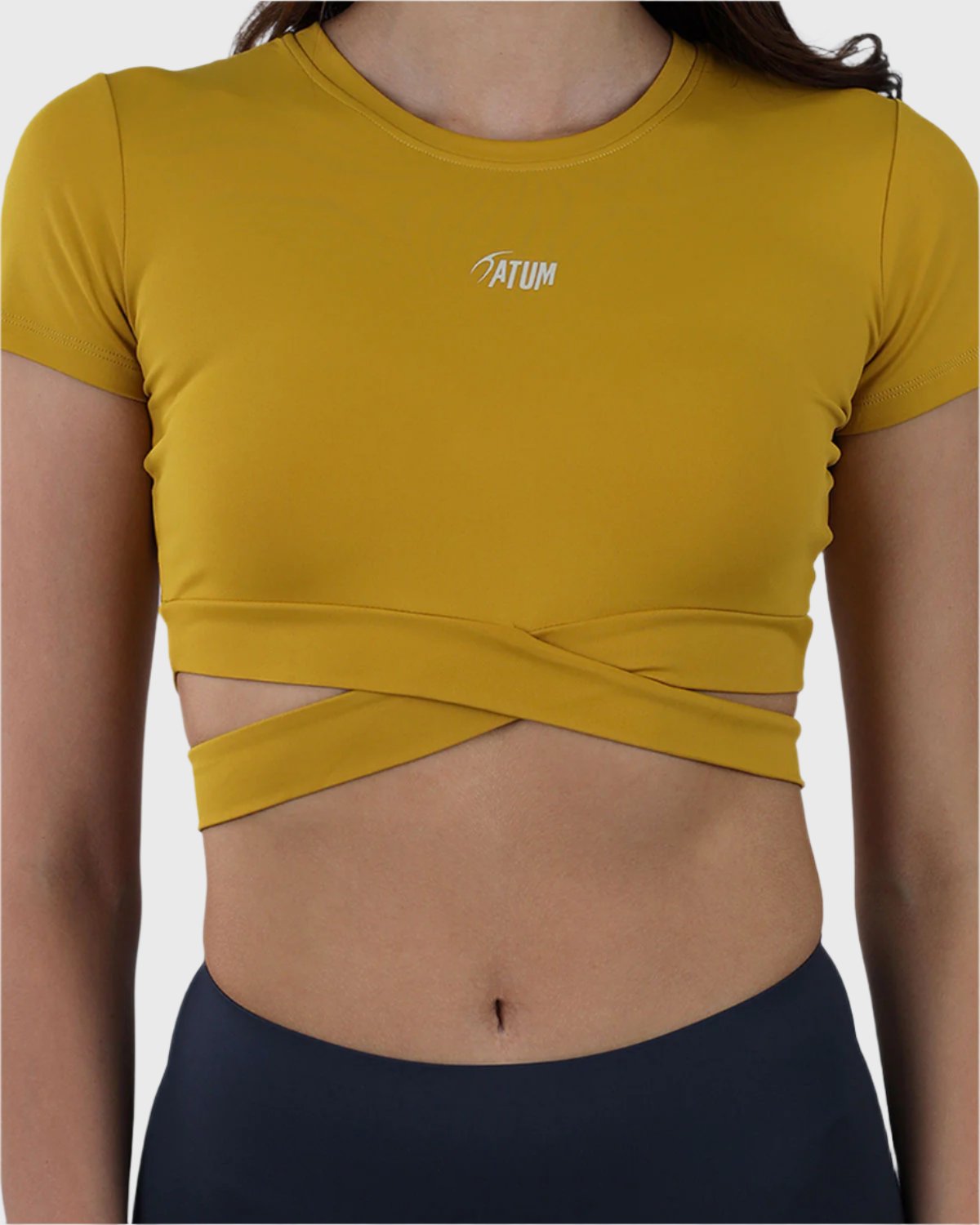 Twisted Short Sleeves Crop Top