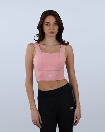 Pink Life Yoga Fitness Sports Bra