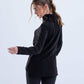 Carina Asymmetrical Black Pullover