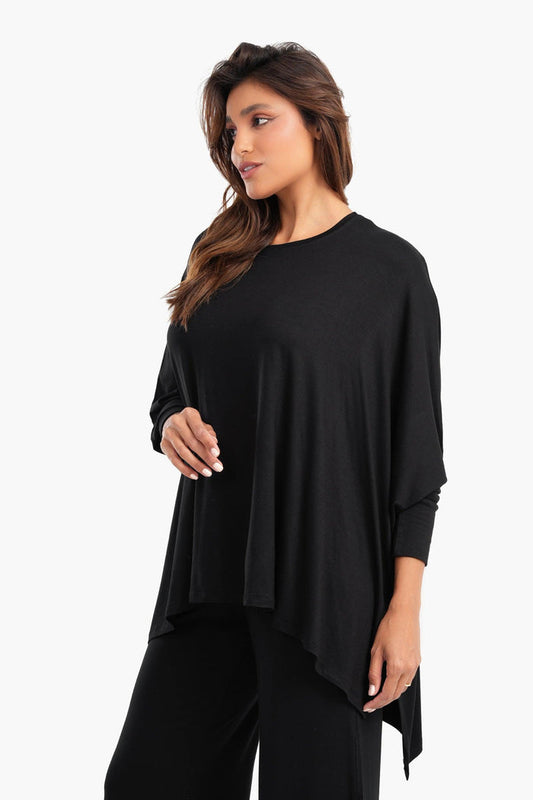 Carina Asymmetrical Lounge Poncho