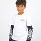 White Long Sleeve Cotton T-Shirt for Boys