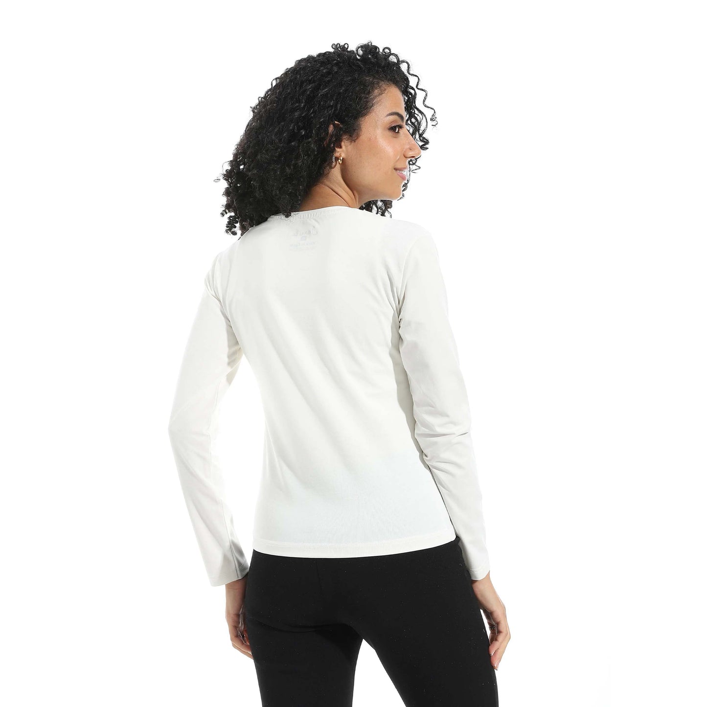 Single Lycra Wide Neck Basic Top