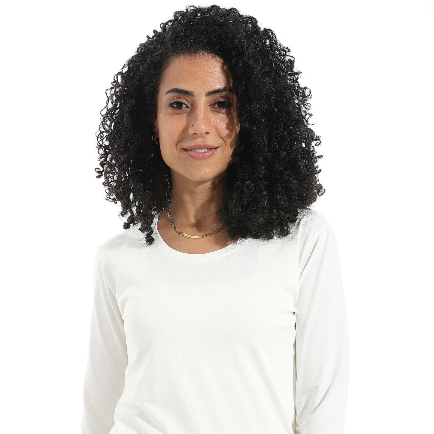 Single Lycra Wide Neck Basic Top