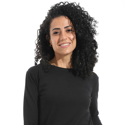 Single Lycra Crew Neck Basic Top