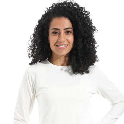 Single Lycra Crew Neck Basic Top