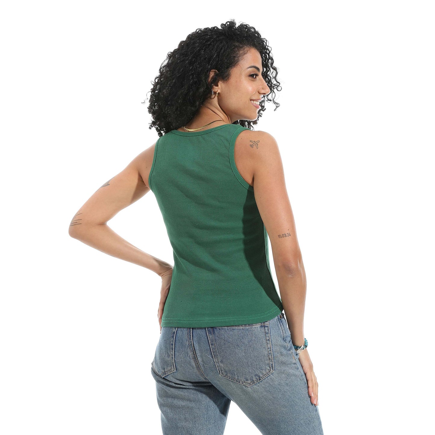 Sleeveless Derby Tank Top