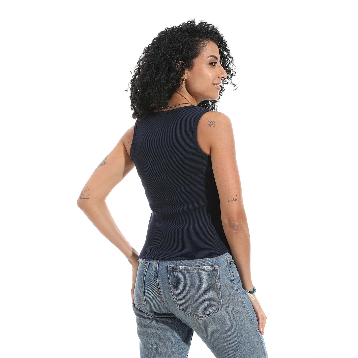 Sleeveless Derby Tank Top