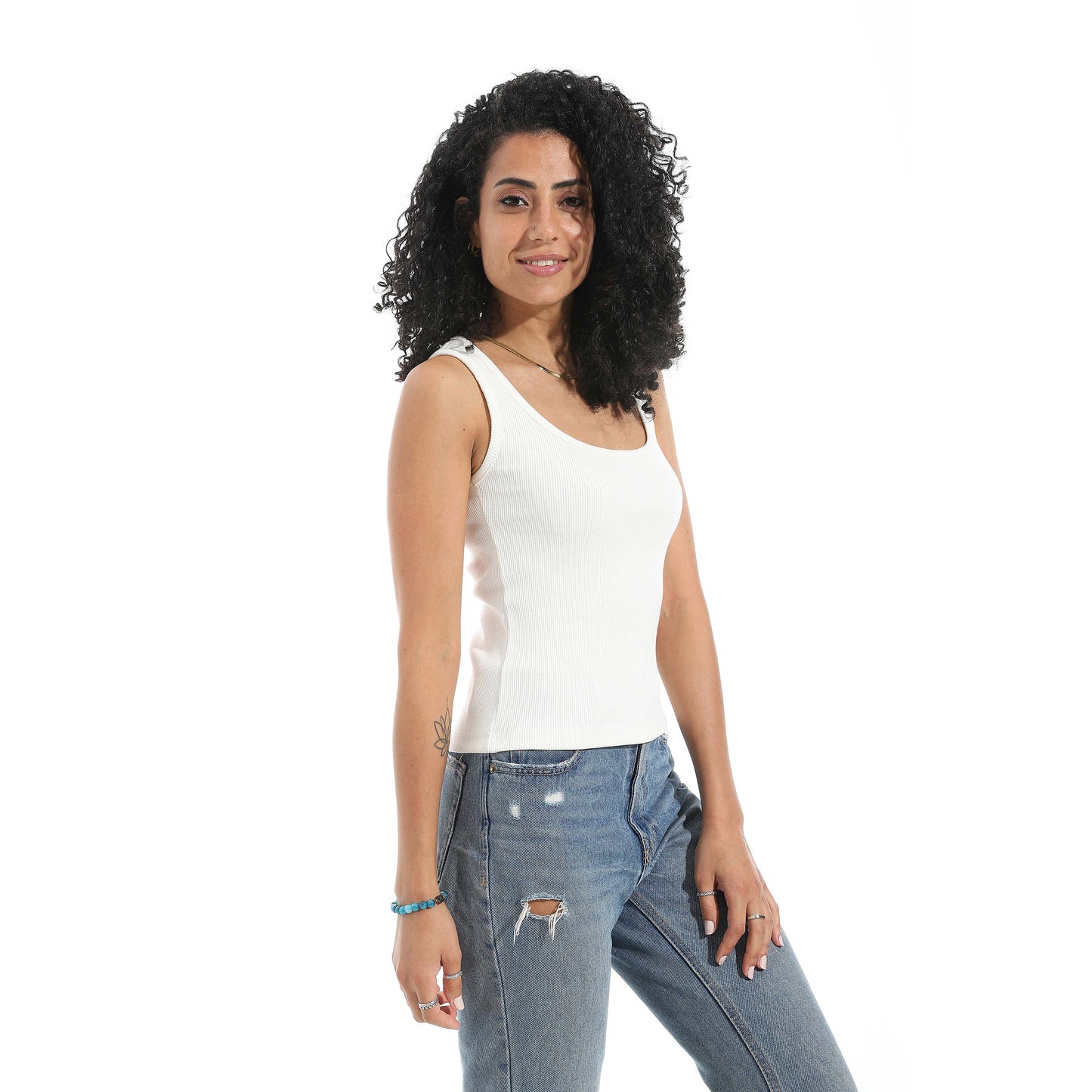 Sleeveless Derby Tank Top