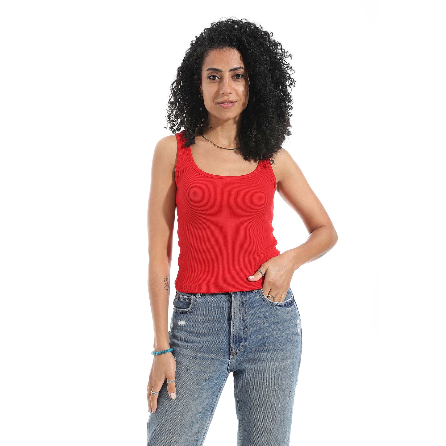 Sleeveless Derby Tank Top