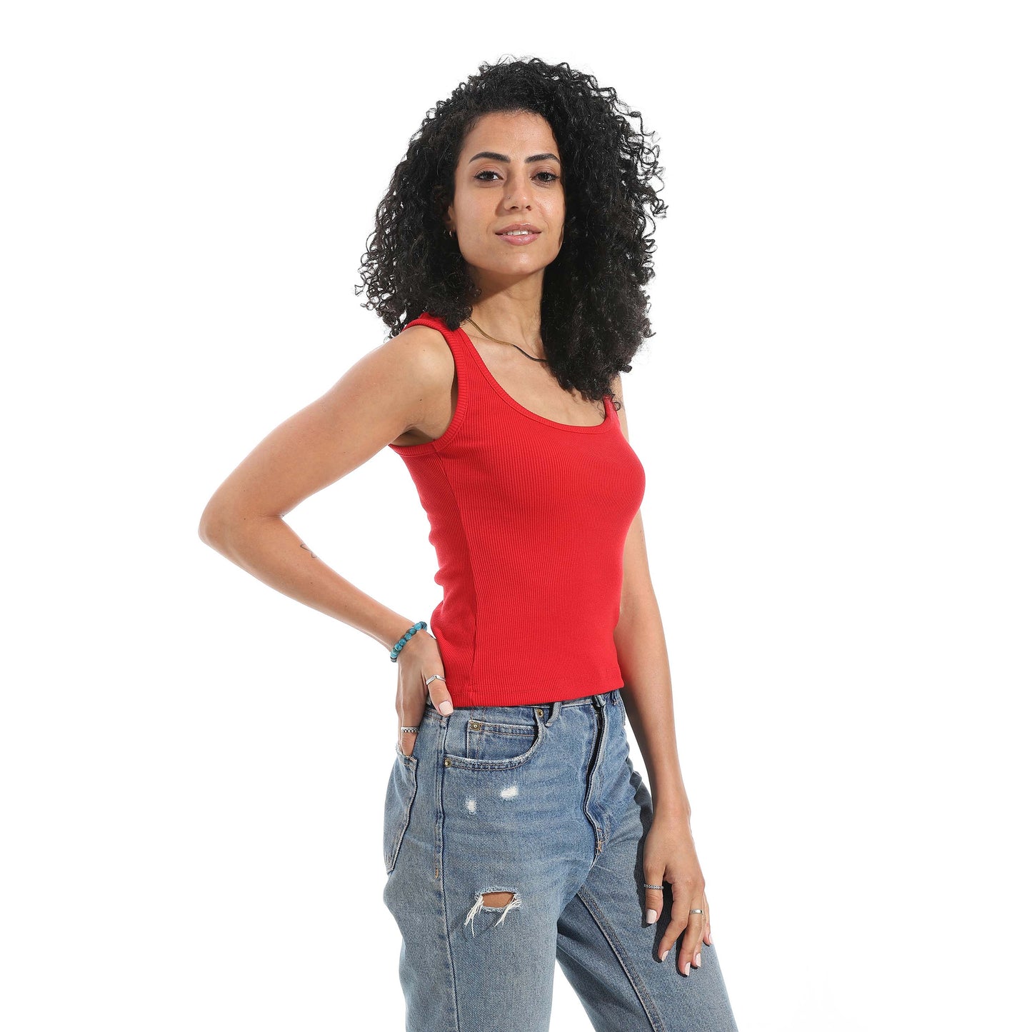 Sleeveless Derby Tank Top