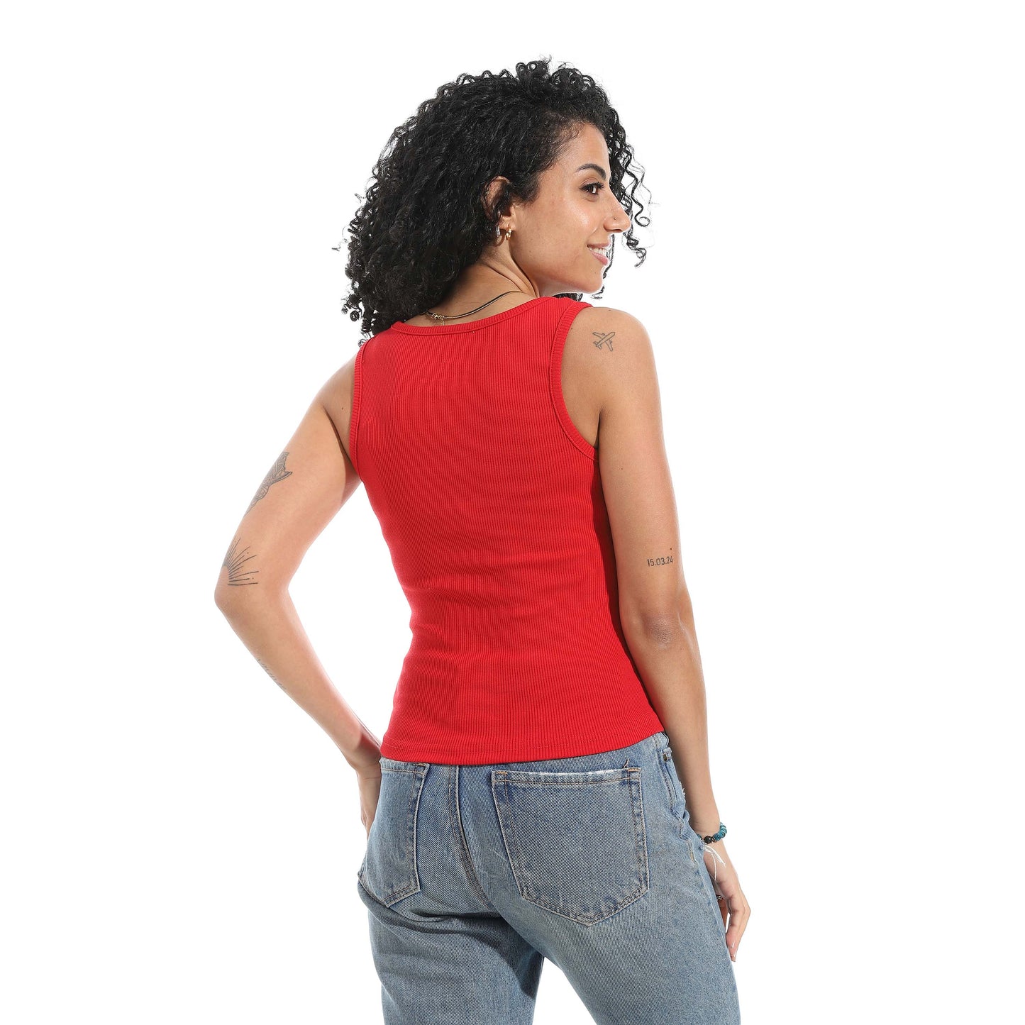 Sleeveless Derby Tank Top