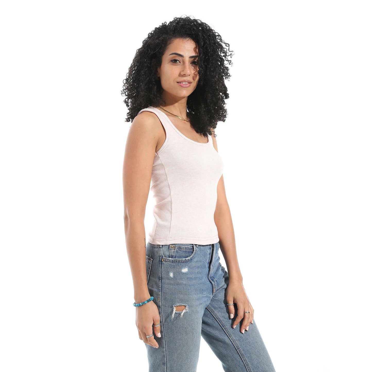 Sleeveless Derby Tank Top