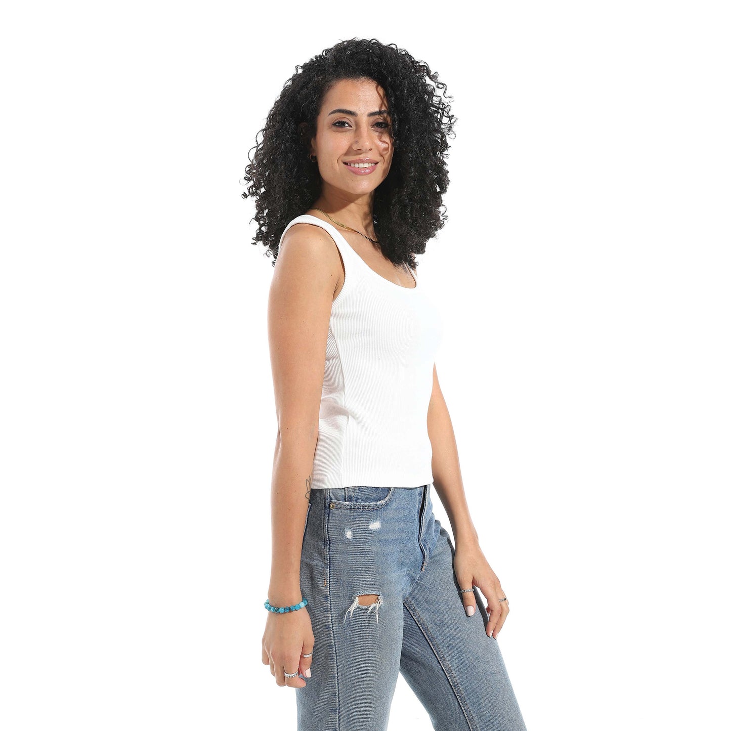 Sleeveless Derby Tank Top