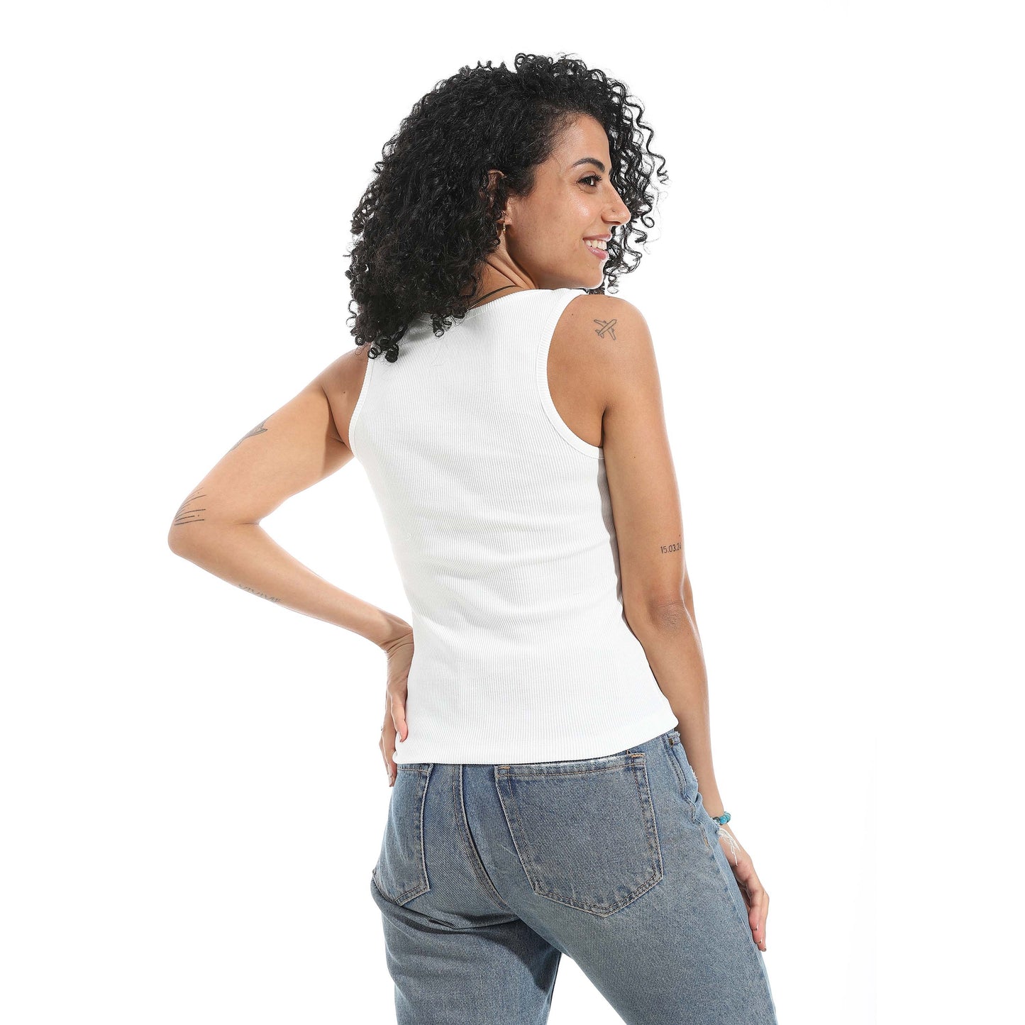 Sleeveless Derby Tank Top