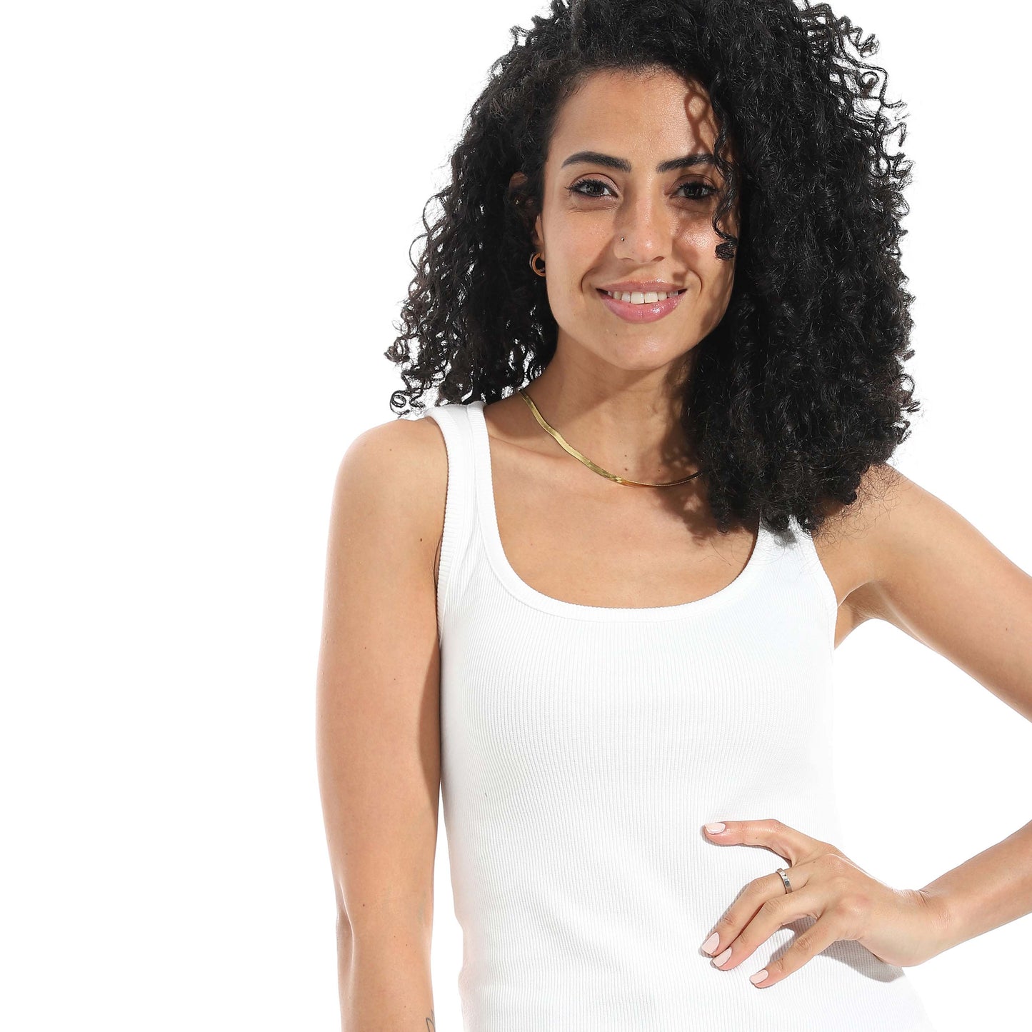 Sleeveless Derby Tank Top