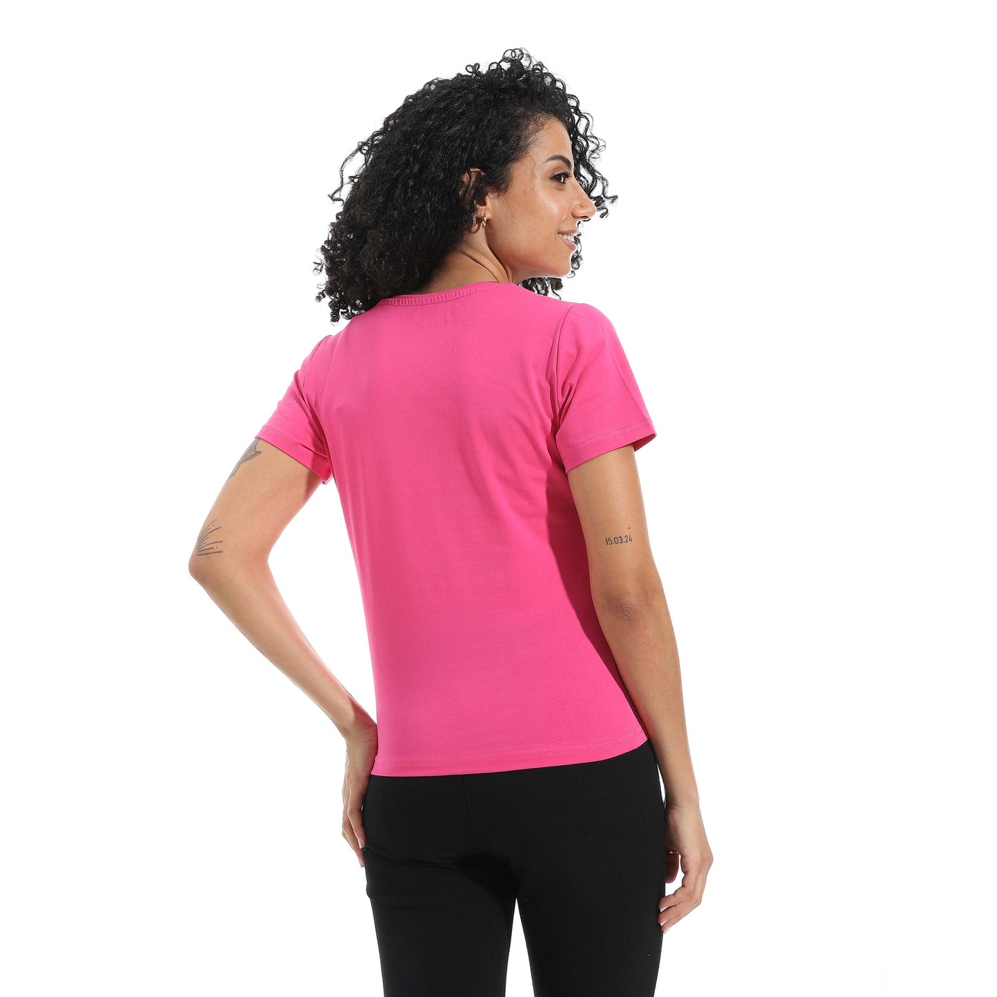 Half Sleeve Wide Neck Top